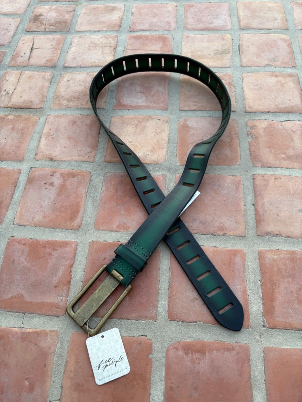 We The Free People Jona Belt Jolly Rancher Size M/L $38 - Picture 3 of 4